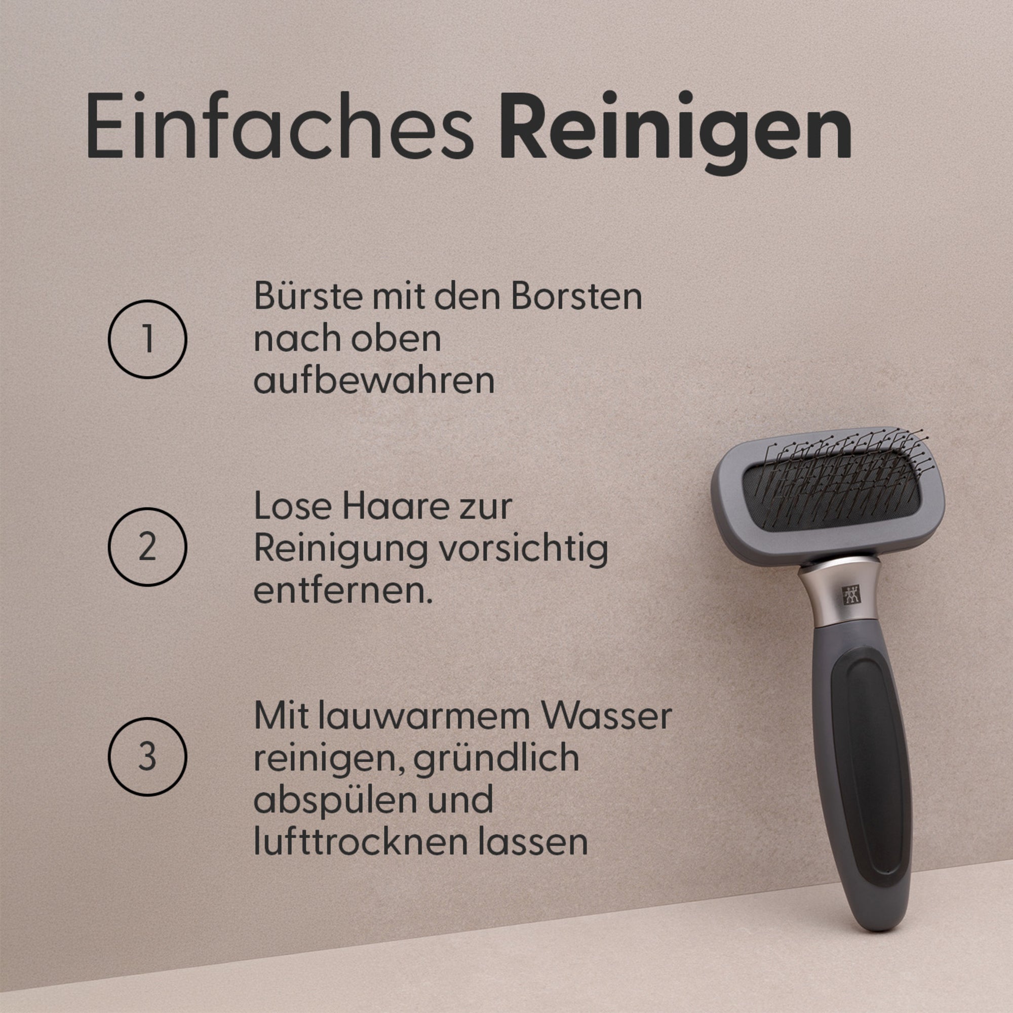 Soft‑Tip Zupfbürste für kleine Hunde und Katzen