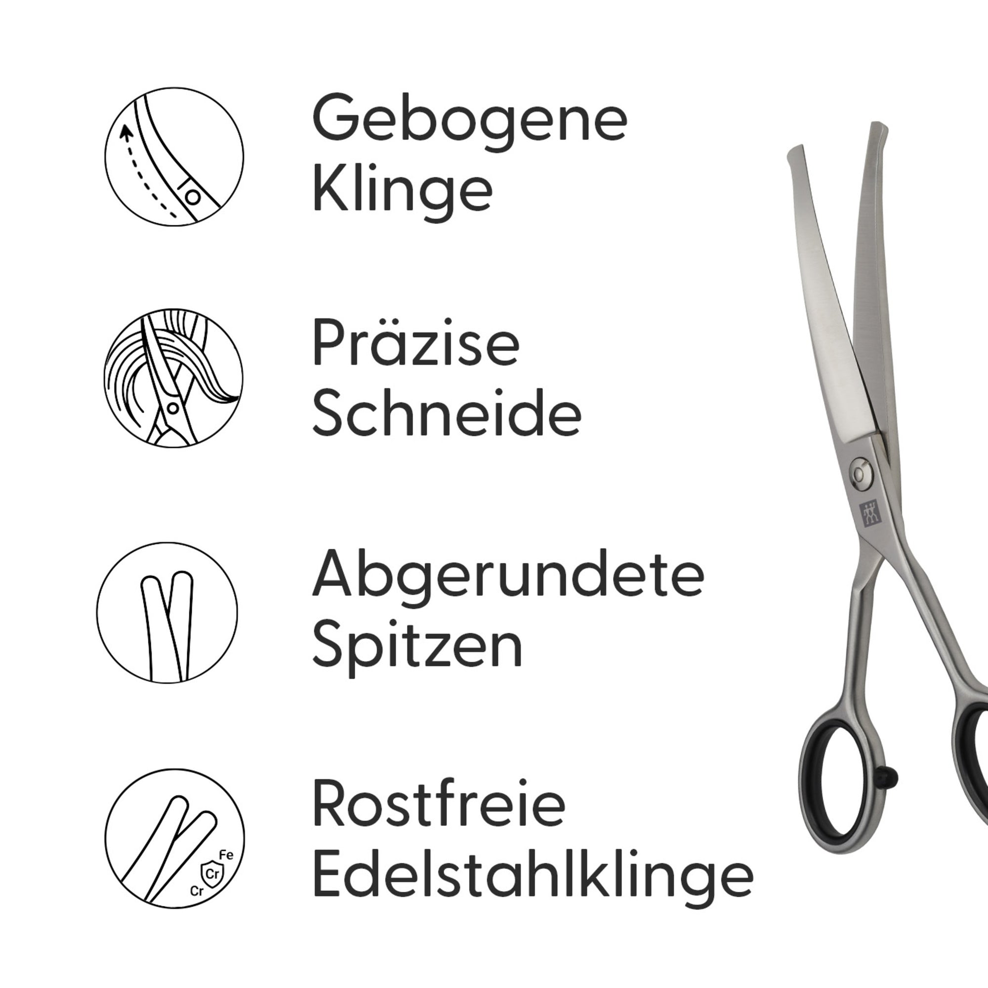 Safety Fellschere für kleine Hunde und Katzen