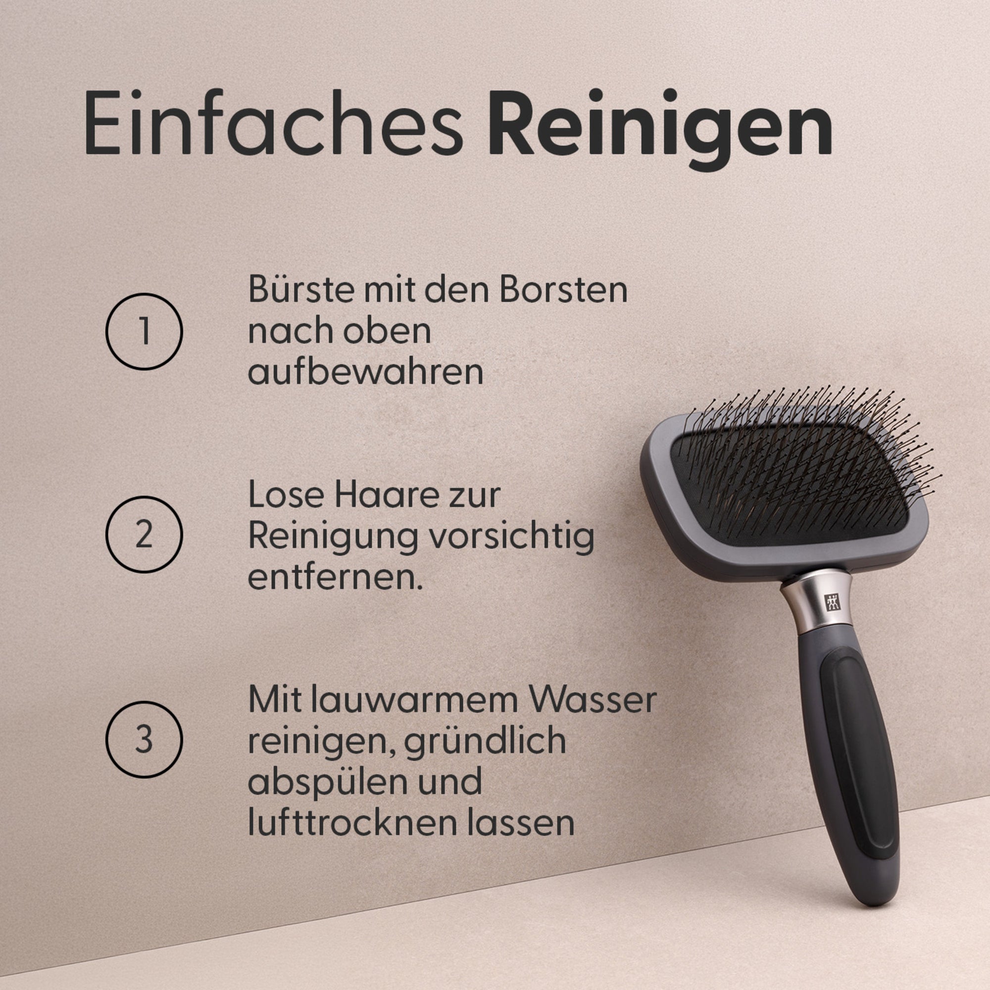 Soft‑Tip Zupfbürste für mittelgroße und große Hunde