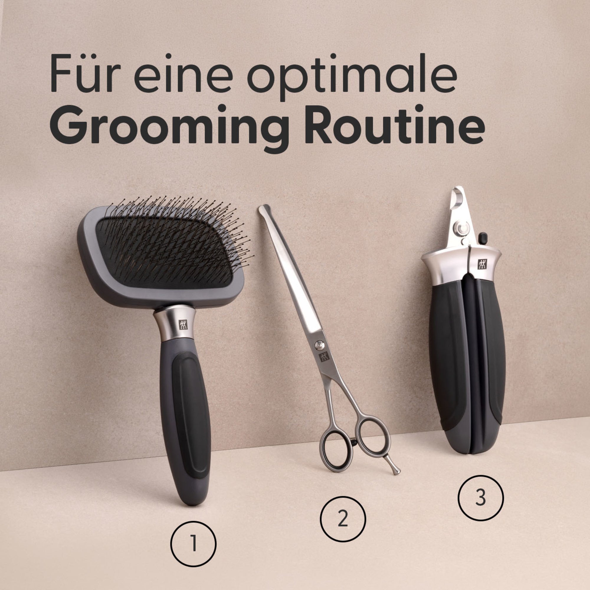 Soft‑Tip Zupfbürste für mittelgroße und große Hunde