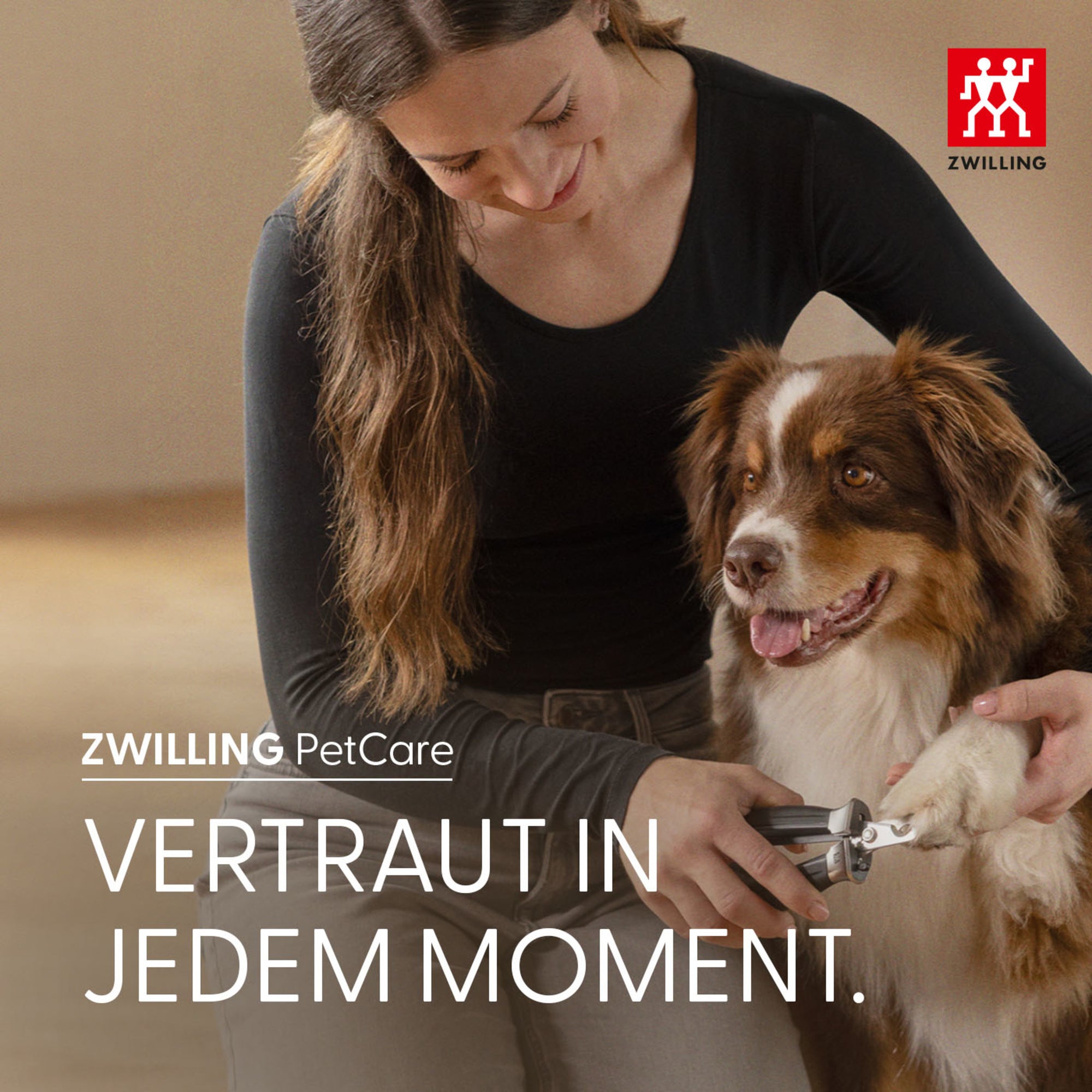 Präzisions‑Krallenschere für mittelgroße und große Hunde